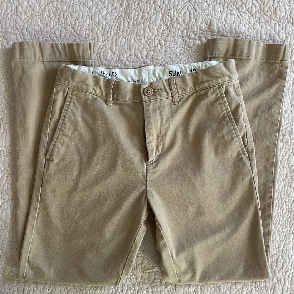 Crewcuts Tan Boy’s Pants 12 Slim